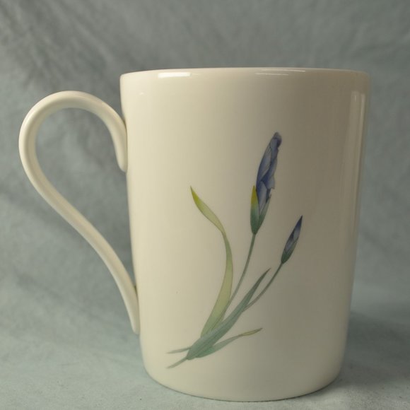 FOUR 12 oz Christopher Stuart Iris mug (w816) - Picture 7 of 13